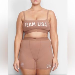 NWT Skims Team USA Ribbed Boxer M